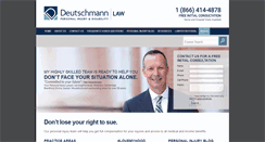 Desktop Screenshot of deutschmannlaw.com